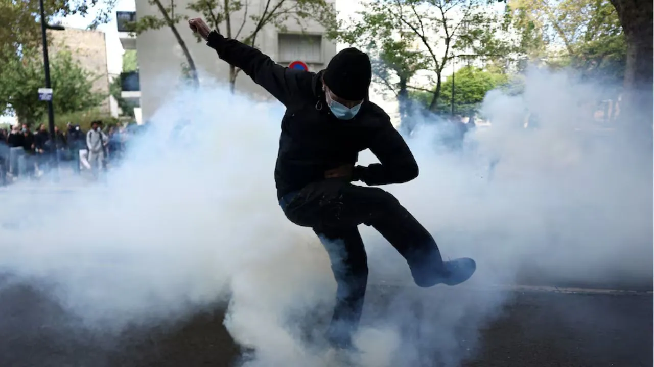 France is witnessing nationwide student protests today over overcrowded classrooms, poor school