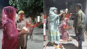 Five women prisoners at Lalitpur District Jail observed Karwa Chauth with traditional rituals