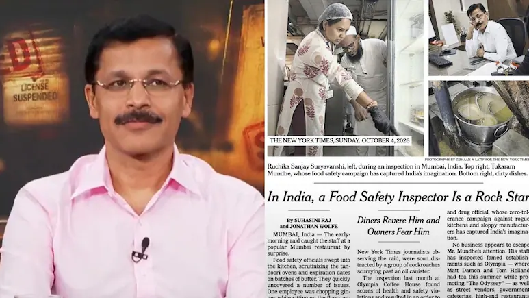Mundhe, who has been carrying out an aggressive crackdown on food safety violations