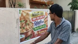 Local residents also criticised the posters, saying Bengalis have always enjoyed biryani