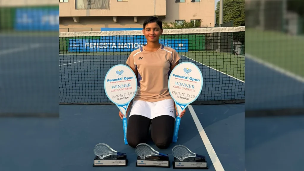 Chandigarh's Ribhav Saroha also completed a memorable double, adding the Boys' U-16 singles