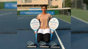Chandigarh's Ribhav Saroha also completed a memorable double, adding the Boys' U-16 singles