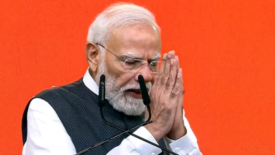 PM Modi holds roadshow in Gujarat's Banaskantha ahead of unveiling projects worth over ₹14,000 crore