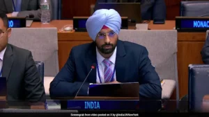 His intervention combined a defence of India's security policies with a broader warning that