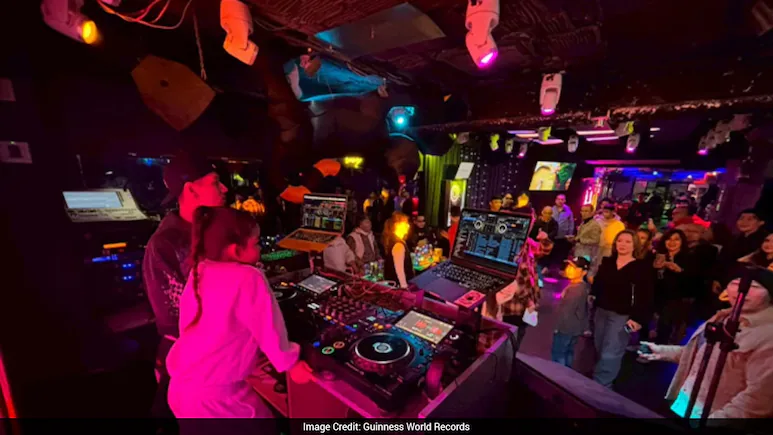 At the age of 6 years and 99 days, she became the world's youngest female club DJ, setting