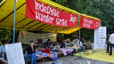 JNU students enter day 12 of indefinite hunger strike over rustication of JNUSU members, demand