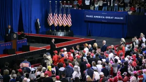 they're easy on the eyes — President Donald Trump has a new pitch for Republican candidates
