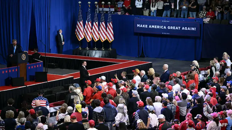 they're easy on the eyes — President Donald Trump has a new pitch for Republican candidates