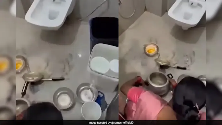 A practical guide to video Shows Utensils Being Washed On Bathroom Floor At Chhattisgarh Sweet