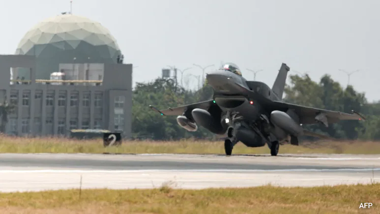 Taiwan received on Friday its first F-16V fighter jets made by the United States, as the island