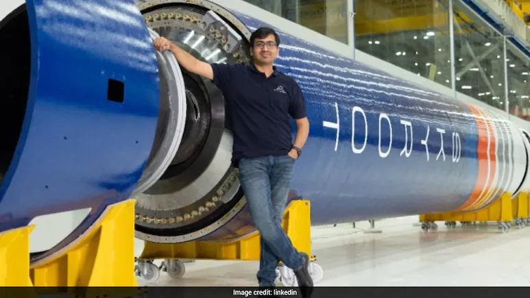 IIT Kharagpur alumnus and Skyroot Aerospace co-founder and CEO Pawan Kumar Chandana has been