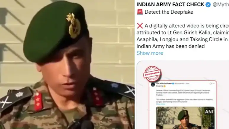 Union Minister Kiren Rijiju tore into the Congress after the Indian Army debunked fake videos