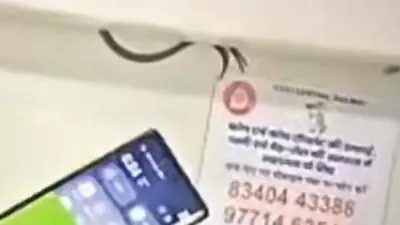 Arun Thakur, who was travelling in the same compartment, recorded a video of the incident
