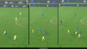 One of those moments was Indian midfielder Sahal Abdul Samad nutmegging Douglas Santon