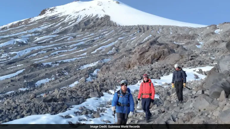 Athletes Set World Record For Highest-Altitude Push-Ups At 16,637 Feet