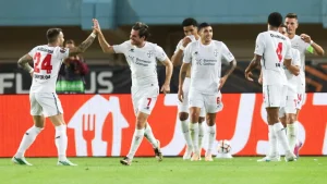 Jonas Hofmann scored twice in three minutes as Bayer Leverkusen beat OFI Crete 2-0 away