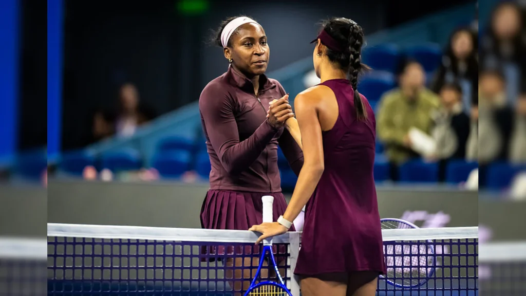 American tennis star Coco Gauff said Tuesday she faced an "insane" amount of online racist