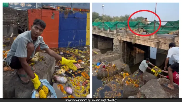 Surendra Singh Choudhary, popularly known as Bittu Tabahi, has been working to clean the Ajnar