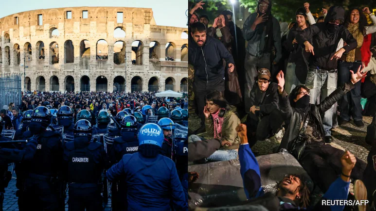 Police used tear gas to disperse crowds as tensions escalated
