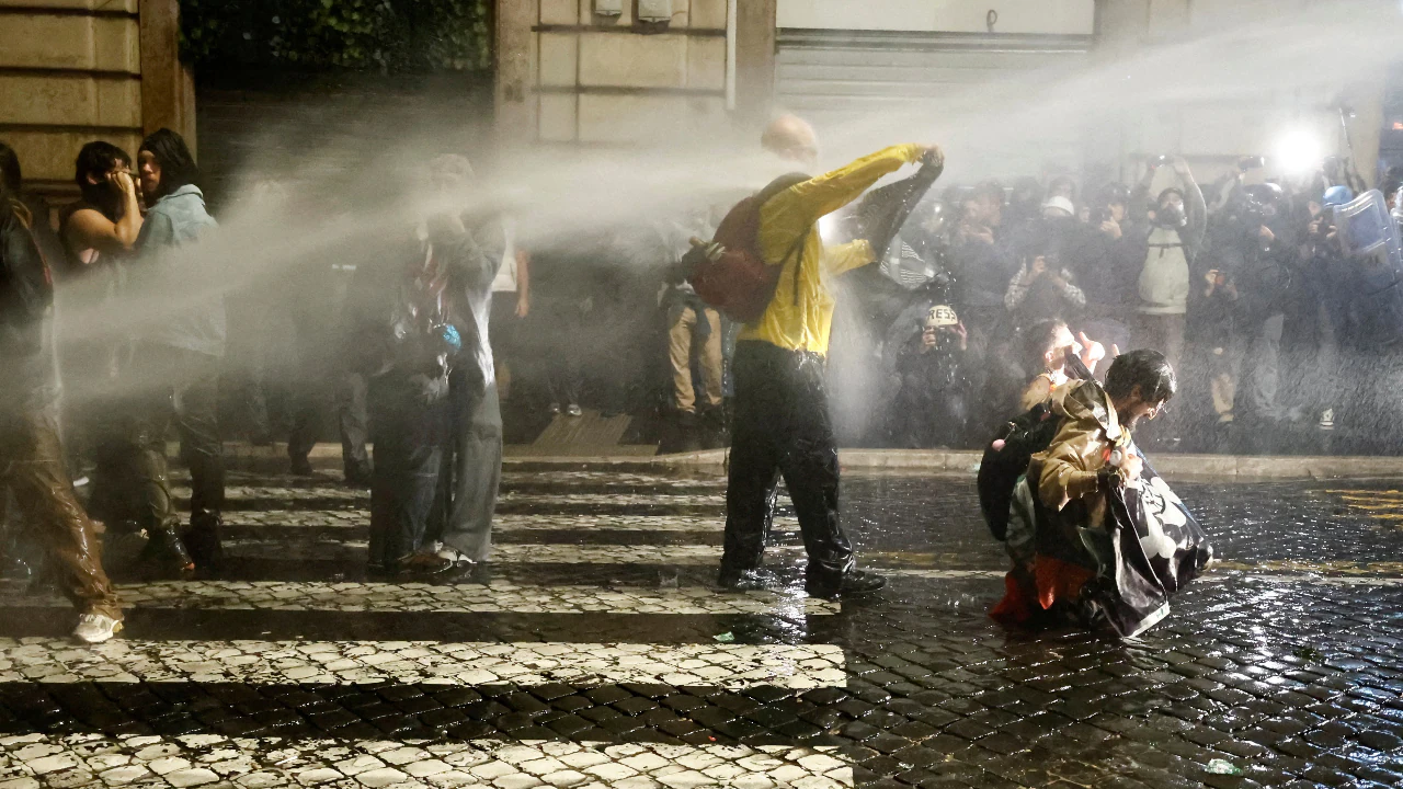 Police used tear gas to disperse crowds as tensions escalated