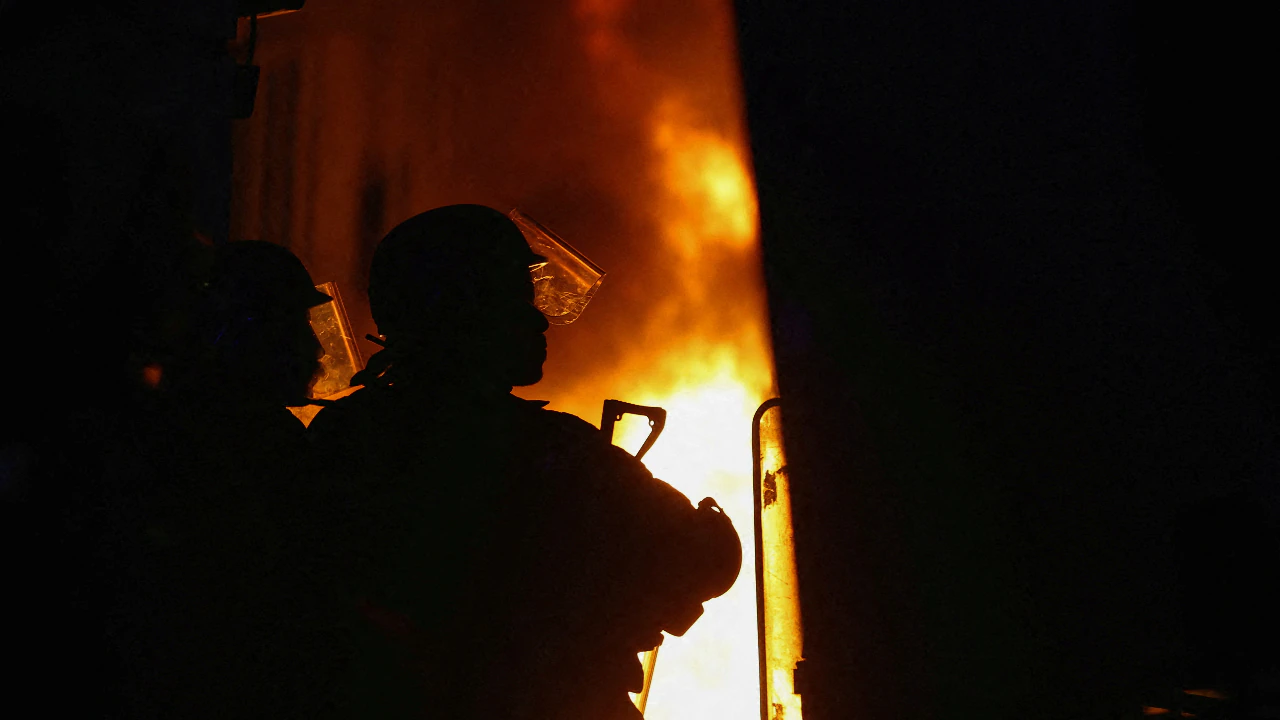 Police used tear gas to disperse crowds as tensions escalated