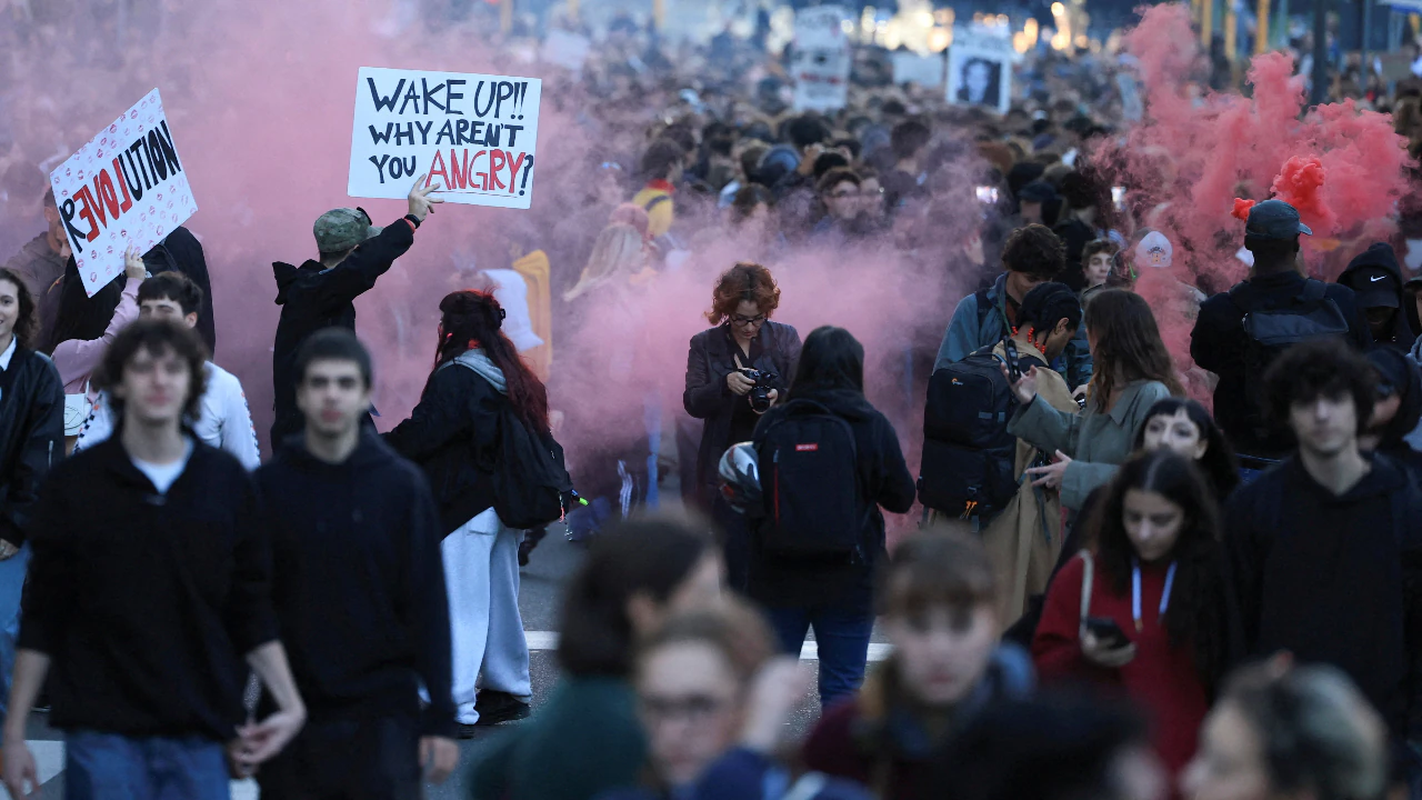 Police used tear gas to disperse crowds as tensions escalated
