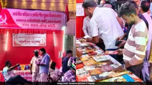 As in previous years, a CPI(M) book stall was set up at Jadavpur 8B during the festival