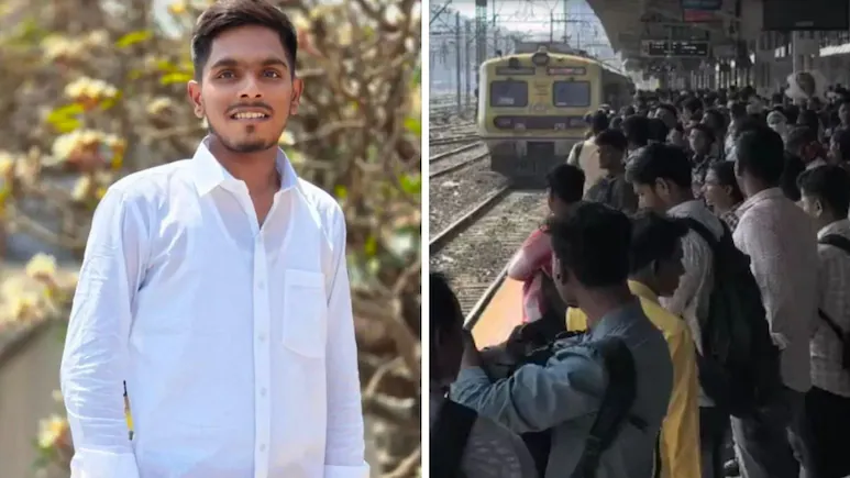 Com student, was returning home from a computer class in Thane when he was struck by a local