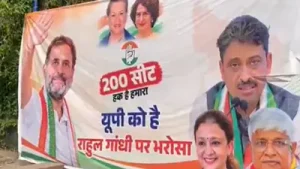 ‘200 seats haq hai hamara’: Congress puts its UP poll ambitions on Lucknow walls State Congress