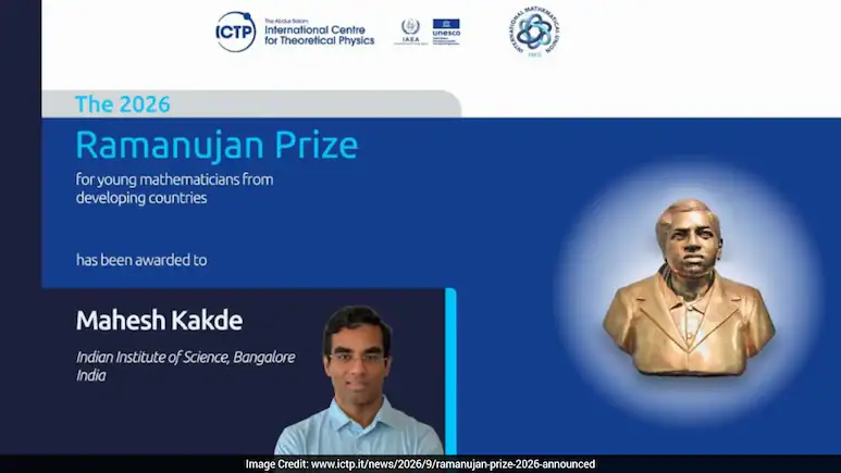 Professor Mahesh Kakde of the Indian Institute of Science (IISc), Bengaluru, has been awarded
