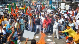 BJP Holds Protests Across Country, Seeks M Kharge's Apology Over "Baap" Jibe