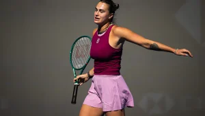2 Aryna Sabalenka was stunned in the third round of the China Open by the Czech Republic's