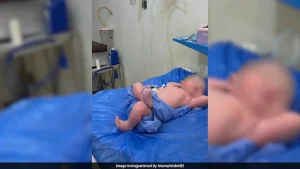 Egyptian Doctor Shares Video Of Newborn's Unusually Relaxed Pose, Amuses Internet