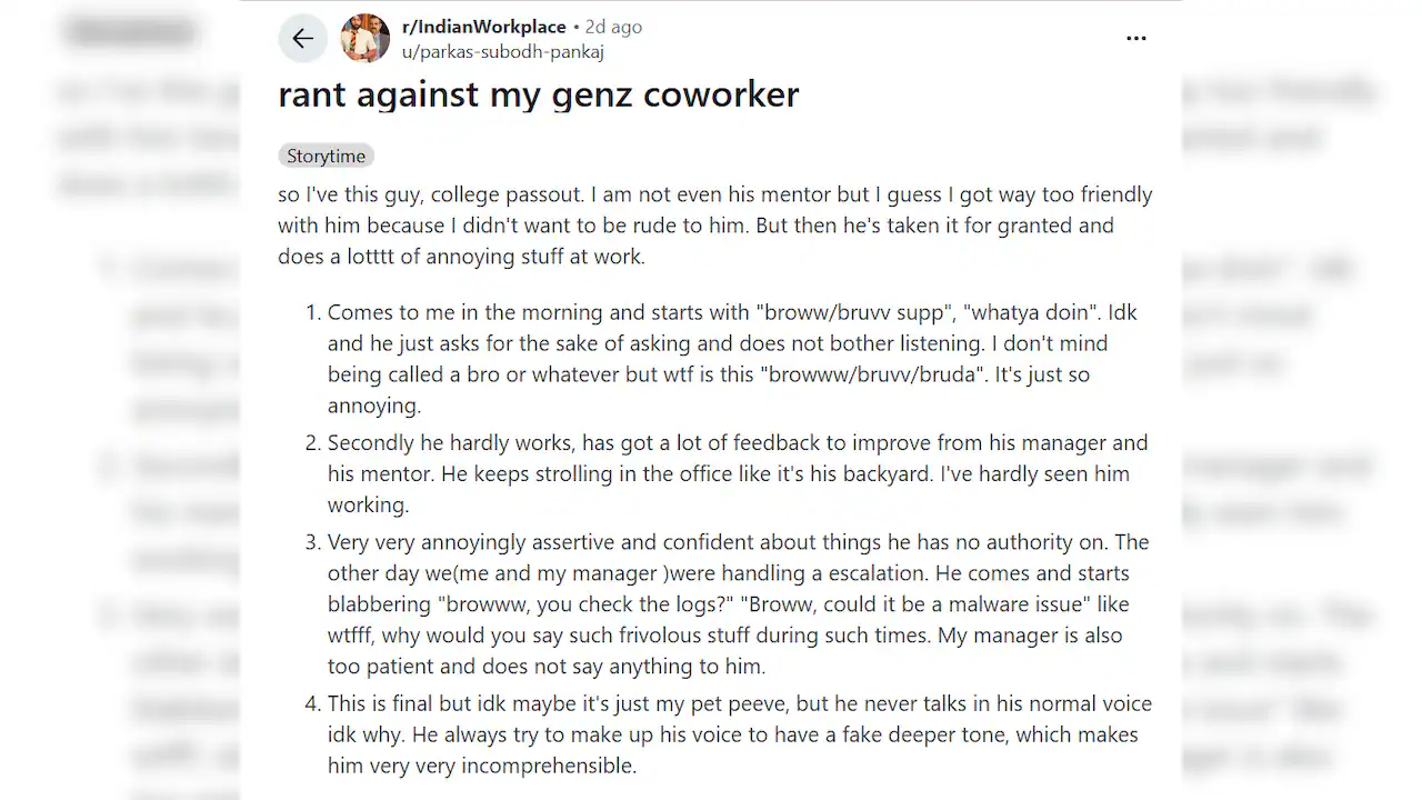 Reddit User's Rant About Gen Z Coworker's Frequent Slang Use Sparks Debate