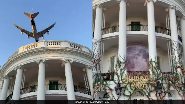 Video: Air Force One Flies Dangerously Close To White House On Halloween
