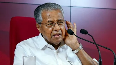 On Saturday, an ED official from Kochi visited former Chief Minister Vijayan's residence near