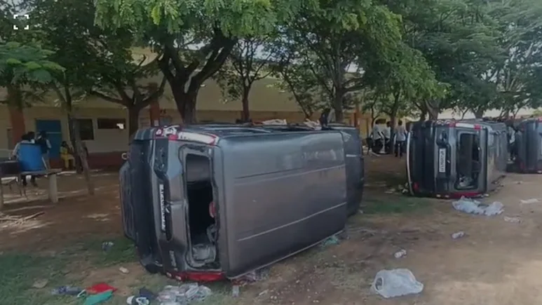 TDP leaders further alleged that a vehicle in Reddy's convoy was driven towards party workers