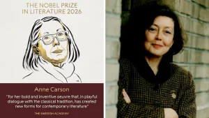 Canadian poet and essayist Carson's work often blends verse, prose, dialogue and translation