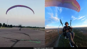 'No Runway Required' — US Man Beats Traffic By Flying To Work On Paramotor
