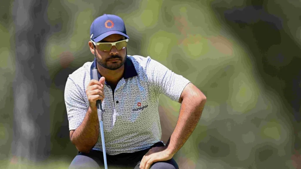There is something wonderfully circular about India's Shubhankar Sharma walking back onto