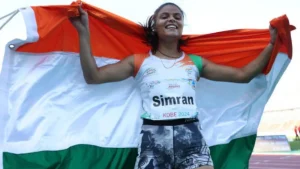 Simran Sharma Strikes Gold, Debutant Tejalben Damor secures Bronze In Para Asiad's Women's 200m T12
