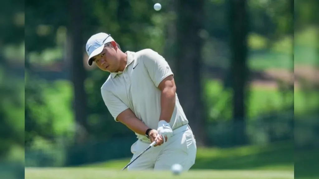 South Korean golfer Tom Kim got what he came for by winning the men's singles title on Saturday