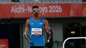 India's para-athletics star Nishad Kumar clinched the gold medal in the men's high jump T47