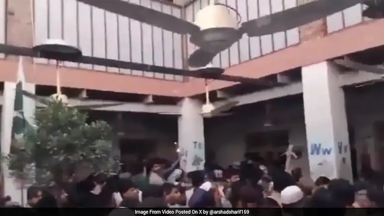 At least 34 children and a teacher were killed when the roof of a private school collapsed