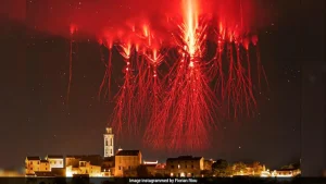 Watch: Rare Red Sprites Flash Above Thunderstorm In France, Photographer Captures Stunning Moment