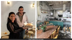 The shop was destroyed, while the cafe and other nearby businesses suffered extensive damage