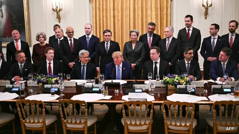 Zuckerberg and Johnson discussed concerns around AI regulations during the state dinner