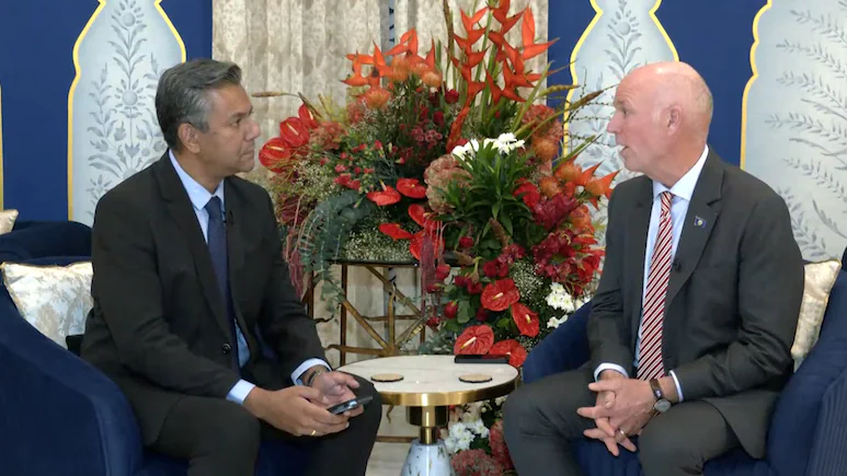 Montana Governor Greg Gianforte is leading a delegation of more than 30 people to India and Sri
