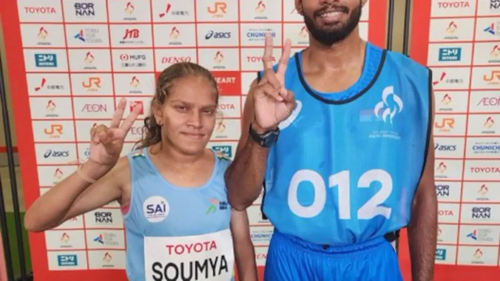 Asian Para Games: Soumya secures Gold In 1500m T12/T13, Radha Venkatesh Bags Silver For India