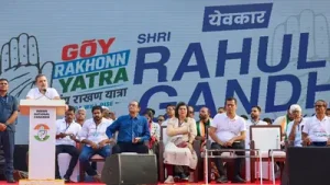 Speaking at a rally in Goa, Gandhi said the people had seen through the BJP leadership and that